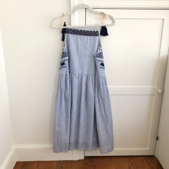 THML Seersucker Embroidered Sundress - M - Picture 2 of 5